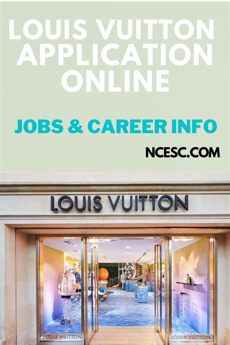 louis vuitton jobs edmonton|Louis Vuitton application for employment.